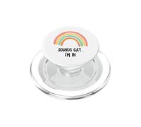 Suena Gay Estoy En LGBT LGBTQ Lesbianas Orgullo Mes Humor PopSockets PopGrip para MagSafe