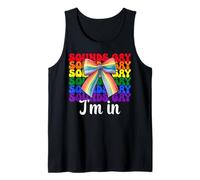Suena Gay I'm In Funny Bandera del Orgullo Gay LGBTQ Camiseta sin Mangas