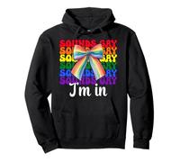 Suena Gay I'm In Funny Bandera del Orgullo Gay LGBTQ Sudadera con Capucha