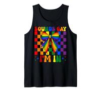 Suena Gay I'm In Funny Gay Pride Rainbow Flag LGBTQ Girl Camiseta sin Mangas