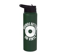 Suena mejor en el reproductor de discos de vinilo audiófilo Stainless Steel Insulated Water Bottle