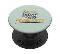 Sueña, Trabaja, Siente la Abundancia PopSockets PopGrip Adhesivo
