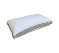 Sueña y Descansa Almohada de Fibra Extrafirme Doble Funda con platabanda 3D Transpirable (75 cm)