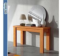 Sueña y Descansa Mesa Consola Cerezo Extensible Libro 120 x 45 Abierta 120 x 90 cm