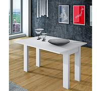 Sueña y Descansa Mesa Consola Extensible Libro Blanca 120 x 45 Abierta 120 x 90 cm