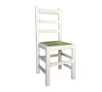 Sueña y Descansa Silla Castellana en Crudo Asiento de anea (Caja de 2 Unidades)