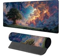 SueñO Alfombrilla Ratón Gaming 1200x600x3mm, Alfombrilla Escritorio XXL Nube, Mouse Pad con Base de Goma, Protector Escritorio con Bordes Cosidos, Desk Mat para Gamer, Oficina, PC, Gaming, 7-1917