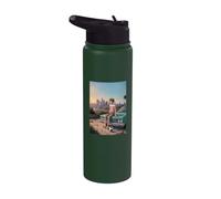 SUEÑO CON EL FÚTBOL EN LOS ÁNGELES CALIFORNIA Stainless Steel Insulated Water Bottle