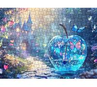 sueño Mariposa Puzzle 6000 Piezas Adultos, Rompecabezas con Letras en la Parte Posterior - Piezas Que Encajan Perfectamente, Reto de Concentración, Regalo para Mujer y Decor, 179.5 x 105.5 cm w0-592