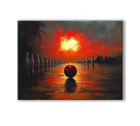 Sueño Pintar por Numeros Adultos Pelota DIY Pintar por Numeros con Marco 20x30cm Manualidades Adultos, Paint by Numbers Adult con 3 Pinceles y Acrílico, Home Wall Room Decor, Regalo Mujer 0R-1198