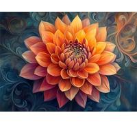 Sueño Puzzle de 3000 Piezas para Adultos, Puzzle Crisantemo Rompecabezas Adultos Pieza de Madera Juegos, Obra de Arte de Juego de Rompecabezas, para Decoración del Hogar Regalos 122x81cm g-330