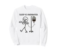 Sueño sobrevalorado café IV Humor Zombi Sudadera