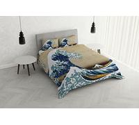 Sueños d'Autore SD-51 - Juego de Funda nórdica con Estampado Digital, Fabricado en Italia, para Cama de Matrimonio, Modelo SD-5