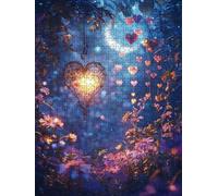SueñOs De Amor Puzzle 2000 Piezas, Rompecabezas Adultos Puzzle, Desafiante Puzzles de Decoración Juego de, Entretenimiento Juego Educativo para Toda la Familia, para Regalo Decoración BXHZW7-11