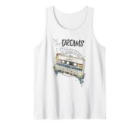 Sueños de música Mixtapes Cassette Retro Nostalgia Camiseta sin Mangas