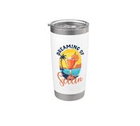 Sueños de Sellin Vaso térmico de acero inoxidable de doble pared