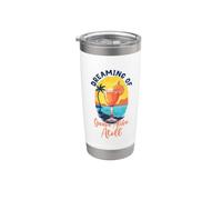 Sueños sobre el atolón de Gaafu Alifu Vaso térmico de acero inoxidable de doble pared