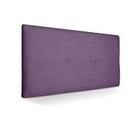 SUENOSZZZ - Cabecero de Madera Jazmin, tapizado Acolchado, en Tela Rio13 Color Lila Cabeceros Madera para Dormitorio | Cama Matrimonio | Cama Juvenil | Camas de 105 cm, 90 cm, 80 cm