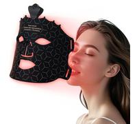 SUERBEATY Máscara facial infrarroja y azul de 7 colores, máscara facial infrarroja inalámbrica que puede cuidar la piel en cualquier lugar y en cualquier momento, máscara facial adecuada para mujeres