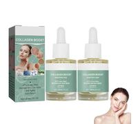 Suero antiarrugas con colágeno, crema reafirmante con péptidos de colágeno, gotas esenciales antiarrugas, hidratantes y humectantes, para todo tipo de pieles (2pcs)