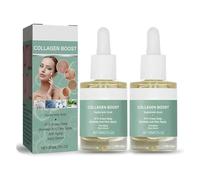 Suero Antienvejecimiento Con Colágeno, Potenciador Avanzado De Colágeno, Gotas Esenciales Antiarrugas, Piel Renovada, Elimina Las Arrugas Faciales, Hidrata Y Humecta En Profundidad (2pcs)