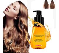 Suero Capilar Antifrizz, Esencia Capilar Hidratante y Nutritiva, Cuidado Capilar Morocco Silk Bright para Cabello Seco, Rizado y Dañado