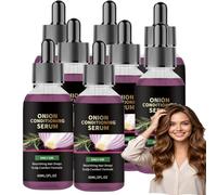 Suero capilar feeding, alisador fortificante 3 en 1 cebolla romero biotina | Suero aceite de cebolla espesar el cabello, suero espesante cabello con romero cuidado del cuero cabelludo aceite de cebolla