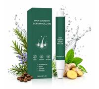 Suero capilar, tratamiento capilar nutritivo para fortalecer raíces del cabello, enriquecido con cafeína, romero y biotina, textura ligera absorción rápida para uso diario en casa y oficina