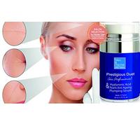 Suero Contorno De Ojos Con Ácido Hialurónico, Extracto De Seda Y Perlas. Serum Anti Edad, Rellena las Arrugas y Líneas de Expresión, Antienvejecimiento Natural - 80 ml