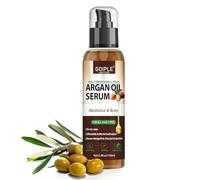 Suero de aceite capilar con proteína de argán, aceite de argán para peinar e hidratar el cabello, control antiencrespamiento, nutre y repara el aceite de argán para cabello seco y dañado, suero de