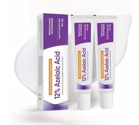 Suero de ácido azelaico,12% Azelaic Acid Serum, Crema Antiacné y Suero Facial, Anti Acne Cream Face,Cuida la Piel Facial para Todos los Tipos de Piel, iluminando el tono de la piel (2pcs)