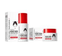 Suero De Ácido Kójico + Crema Para Aclarar La Piel Y Anti-Manchas, Cuidado Intensivo Para Reducir Hiperpigmentación Y Pecas, Para Un Cutis Radiante Y Uniforme, Para Un Aclarado Eficaz Y Visible