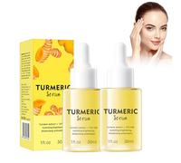 Suero de Cúrcuma 2 Piezas con Aceite Esencial, Esencia Facial de Cúrcuma para Reducir Manchas y Aceite Abrillantador de Piel 30ml - Tratamiento Intenso para Aclarar la Piel