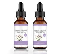 Suero de Cyperus Rotundus, Aceite Natural de Cyperus 60 ml, Calmante y Suave, Reduce el Crecimiento del Vello Corporal, Reduce los Poros, para Mujeres y Hombres