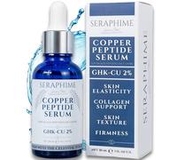 Suero de Péptidos de Cobre para la Cara, Suero de Péptido de Cobre GHK con Niacinamida, Ácido Hialurónico y Glicerina, Suero de Cobre, Complejo de Péptidos, Libre de Parabenos, 30 ml / 1 oz Líquido