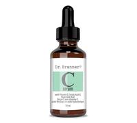 Suero de vitamina C 20 % puro ácido L-ascórbico, ácido ferúlico, vitamina E y ácido hialurónico para rostro y ojos, 30 ml, de Dr. Brenner