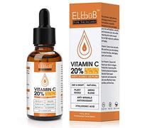 Suero de Vitamina C para Rostro - Suero Facial Puro con 20% Vitamina C, ácido hialurónico, Vitamina B para Suero Anti edad para Rostro, Cuello y Contorno de Ojos