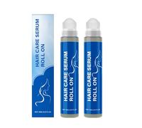 Suero del crecimiento del cabello, crecimiento del cabello Roll-On Masaje Es-Sence, mantiene el cuero cabelludo limpio y no graso, mejora el brillo del cabello para las mujeres hombres (2 piezas)