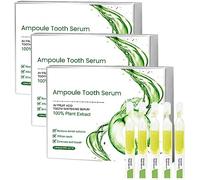 Suero dental de ampolla 3v Esencia de dientes de ácido de frutas Pasta de dientes de aliento fresco Pasta de dientes natural Esencia de blanqueamiento de dientes sin fluoruro Elimina el sarro y la pla