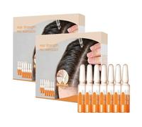 Suero en ampolla capilar, loción capilar para cabello dañado y seco, repara y promueve el crecimiento, aceite para el recrecimiento del cuero cabelludo, ampolla para fortalecer el cabello (2pcs)