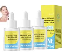 Suero Facial Anti Acne, 3pcs Sérum para el Rostro,Sérum Facial con Anti-Acné y Cuidado Hidratante,Ayuda a Reducir Granos,Espinillas e Imperfecciones,Fórmula Ligera con Cuentagotas,30ml