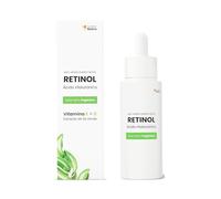 Suero facial antiedad retinol Swedish Nutra (30 ml) Enriquecido ácido hialurónico aloe vera orgánico vitaminas E C extracto té ver Tratamiento potenciador colágeno pisana e hidratada