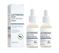 Suero facial con ácido lactobiónico para reducir los poros, líquido facial para reducir las líneas de expresión, reductor de poros, reafirmante y lifting, para hombres y mujeres