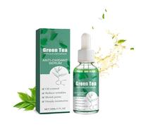Suero Facial de té Verde, 2PCS Esencia de te Verde, Sérum BIO - Antiarrugas Illuminante Natural Para Rostro y Cuello, Suero Hidratante Reafirmante Iluminador Facial Antioxidante