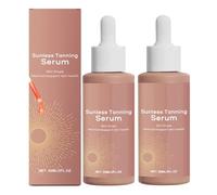 Suero Herbáceo Autobronceador Sin Sol - 2 Unidades, Bronceado Gradual Natural Para Rostro Y Cuerpo Para Todo Tipo De Piel, Potenciador De Tono Cutáneo Con Ingredientes Naturales