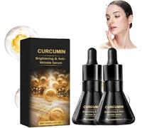 Suero Iluminador y Antiarrugas de Cúrcuma, Suero Facial Antiedad y Acné, Aceite Esencial para el Rostro, Hidratante para Todo Tipo de Piel