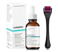 Suero multipéptido para la densidad capilar, suero para el crecimiento del cabello con rodillo de 0,25 mm, suero multipéptido, para el crecimiento del cabello, adecuado para el debilitamiento y la caí