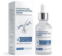 Suero para el crecimiento del cabello, remedio eficaz contra la caída del cabello con biotina y extractos naturales, reactiva los folículos pilosos y promueve el cabello más completo, para hombres y