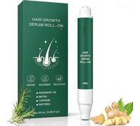 Suero para el crecimiento del cabello, suero roll-on para el crecimiento del cabello, rodillo de crecimiento del cabello, suero de revitalización del cabello para cabello más grueso y saludable, con