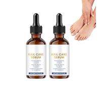 Suero para el cuidado de las uñas con aceite para cutículas y fortalecedor - Repara las uñas dañadas y en crecimiento - Endurecedor extra fuerte con esmalte fortalecedor para pies y manos (2 botellas)